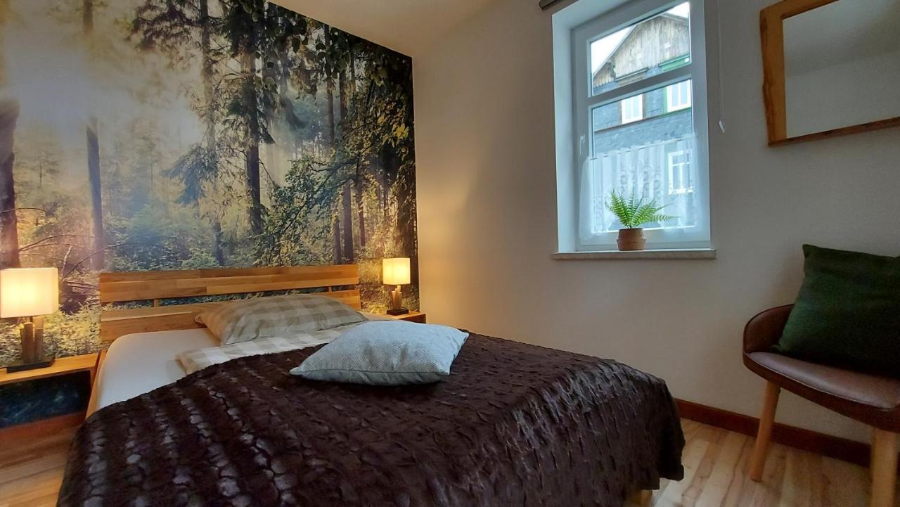 Zur Alten Tischlerei Apartment โอบาโฮฟ ภายนอก รูปภาพ